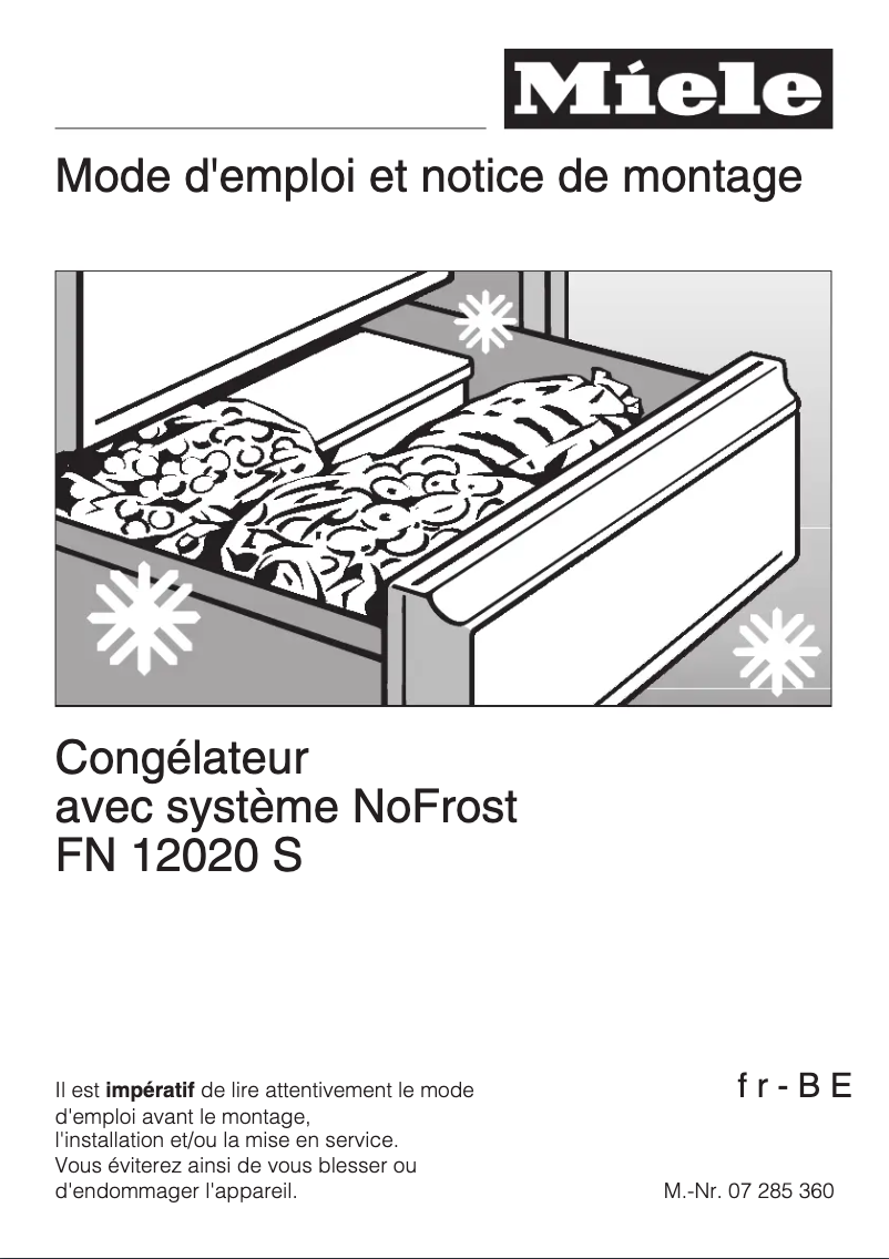 Image de la première page du manuel de l'appareil FN 12020 S