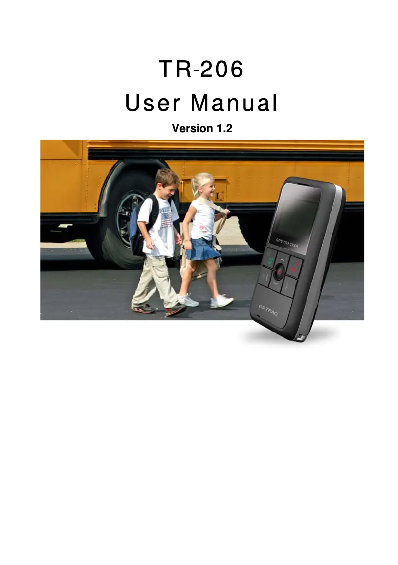 Página 1 del manual Manual de usuario GlobalSat TR-206