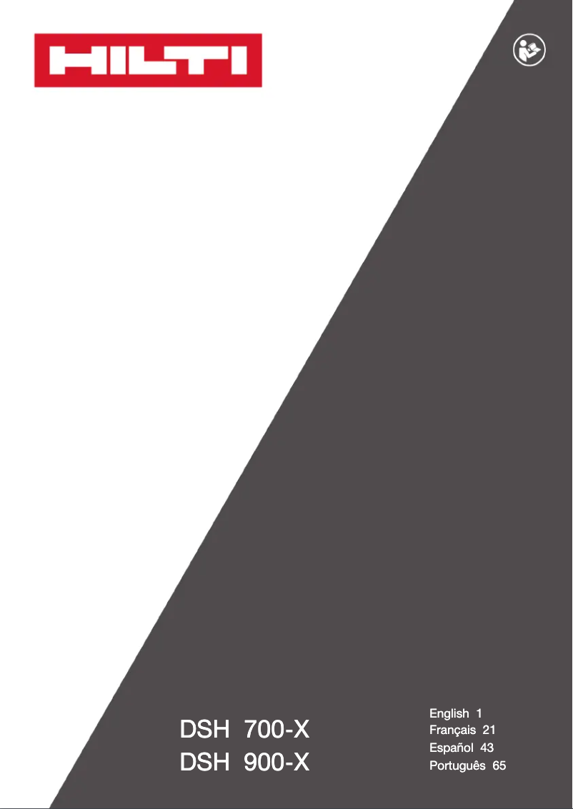 Image de la première page du manuel de l'appareil DSH 900-X