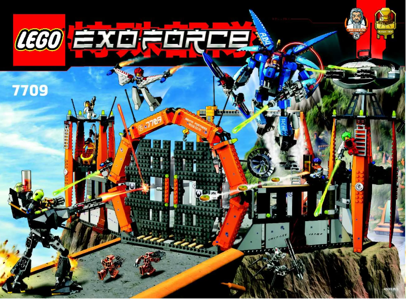 Page 1 de la notice Manuel utilisateur Lego Exo-Force 7709