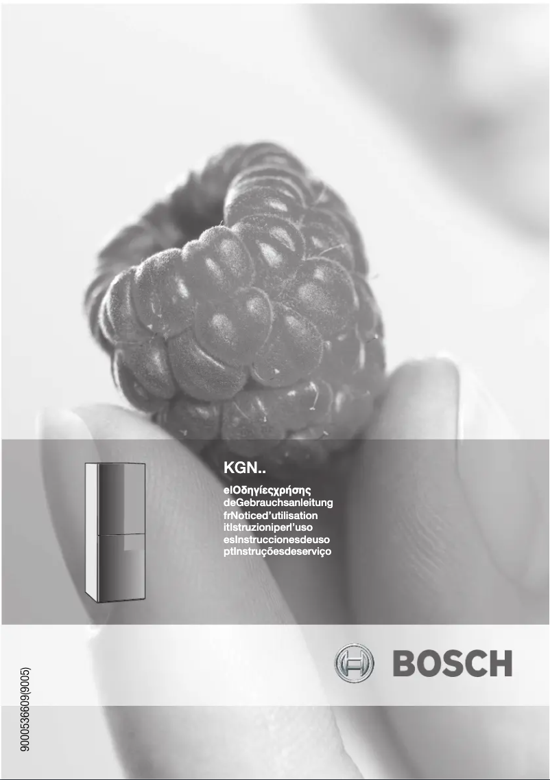 Page n°1 - Mode d'emploi Bosch KGN49S70