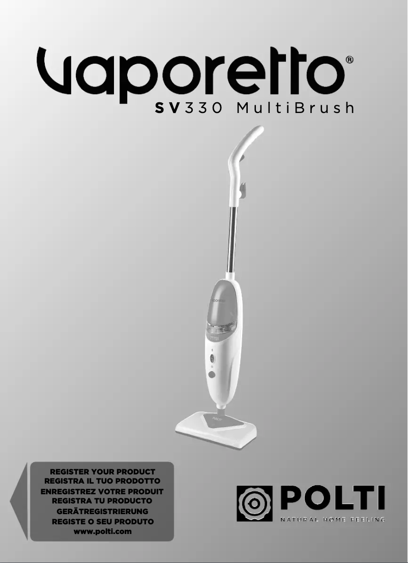 Page 1 de la notice Manuel utilisateur Polti SV330 MultiBrush