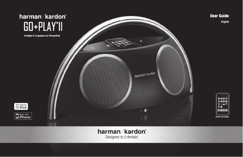 Page 1 de la notice Manuel utilisateur Harman Kardon G +Play II