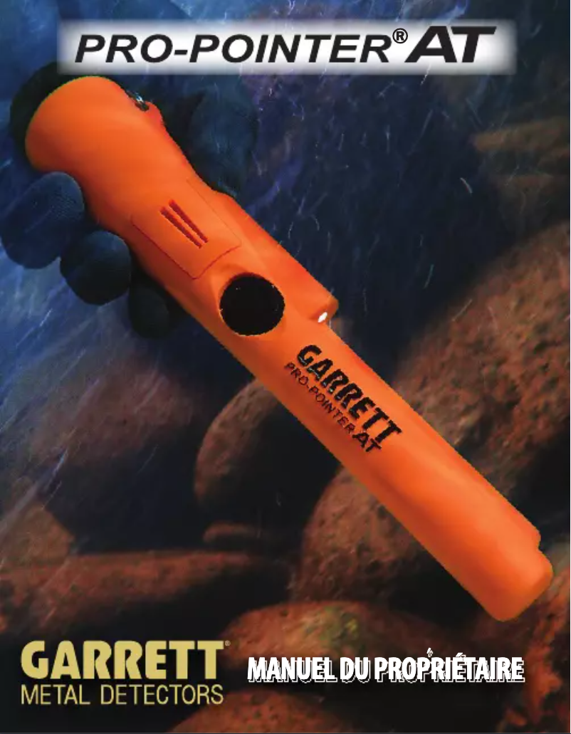 Image de la première page du manuel de l'appareil Pro Pointer AT