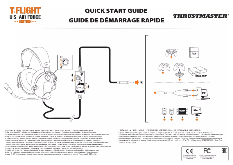 Page n°1 - Manuel utilisateur Thrustmaster T.Flight
