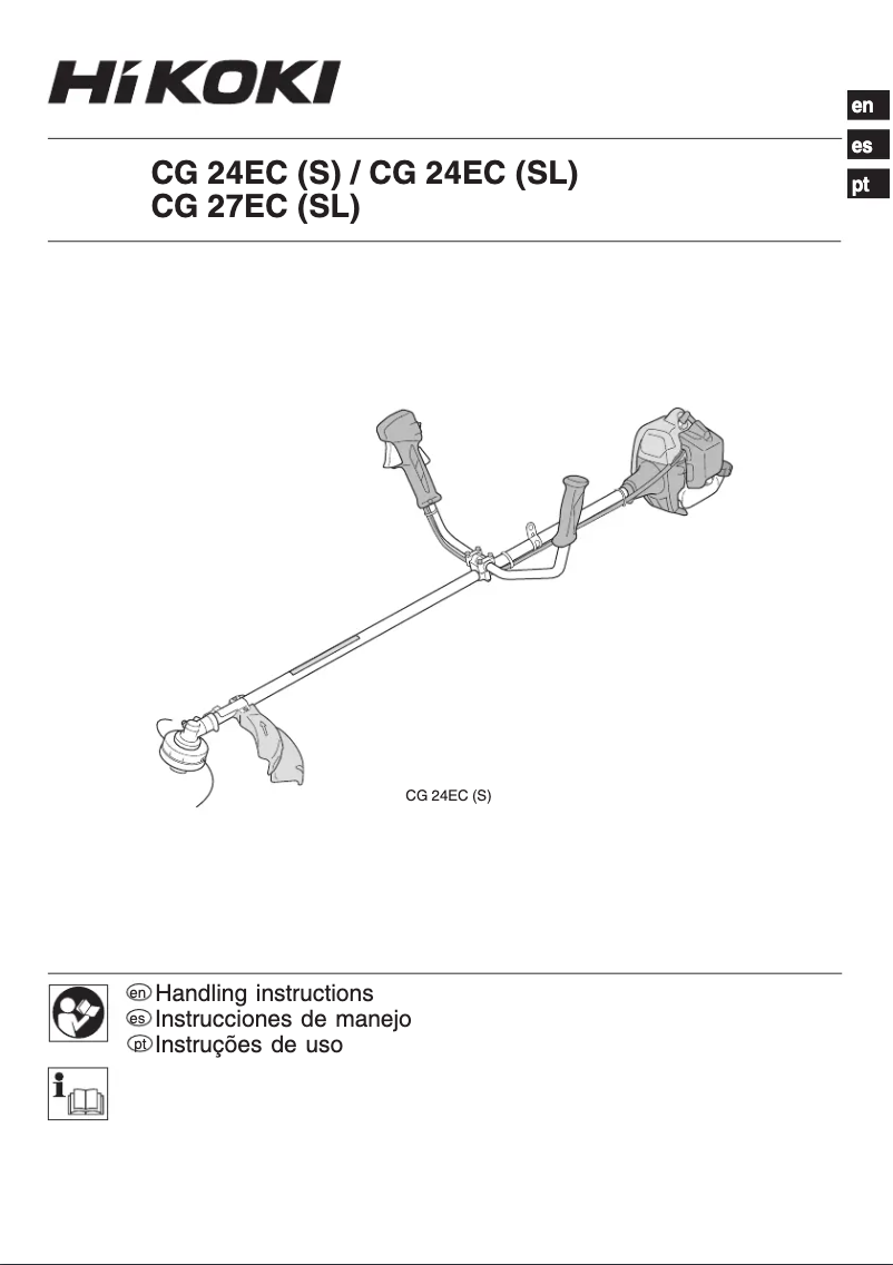 Página 1 del manual Manual de usuario HiKOKI CG24EC