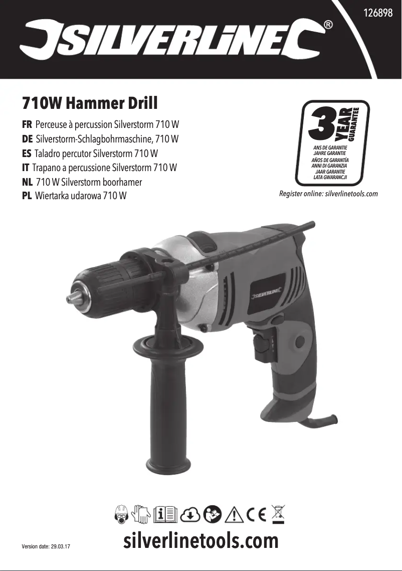 Page 1 de la notice Manuel utilisateur Silverline 126898