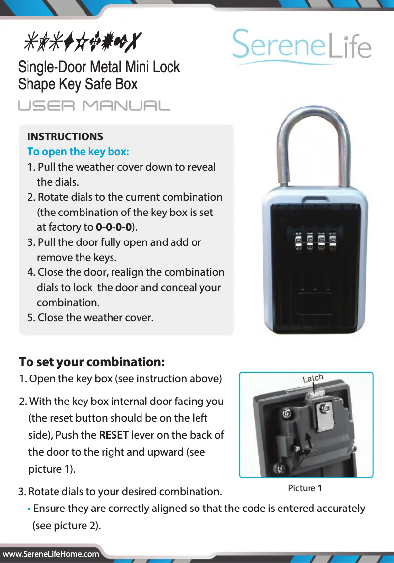 Image de la première page du manuel de l'appareil SLSFKEY27