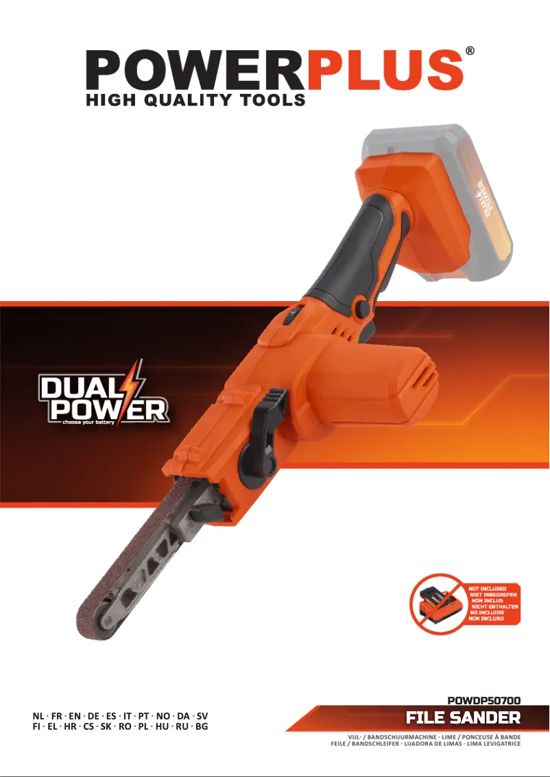 Page n°1 - Manuel utilisateur PowerPlus POWDP50700