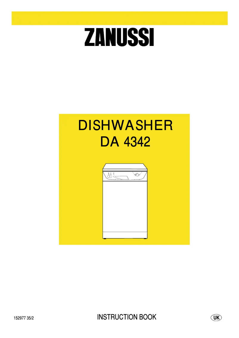 Image de la première page du manuel de l'appareil DA 4342