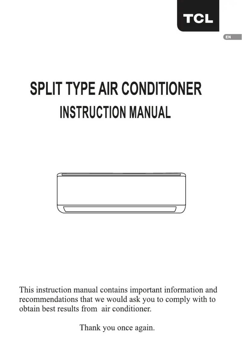 Image de la première page du manuel de l'appareil Gentle Cool S18P7S0