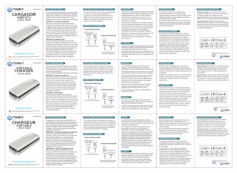 Page 1 de la notice Manuel utilisateur Imperii Electronics TE.04.0183.01