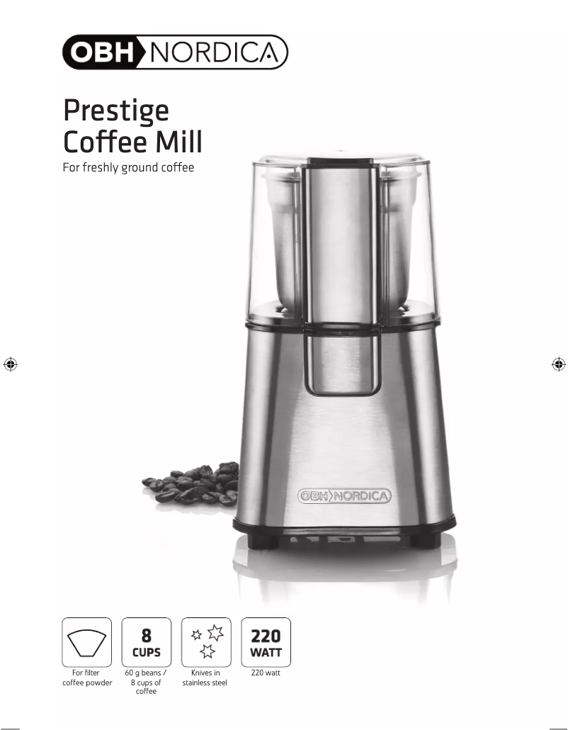 Image de la première page du manuel de l'appareil Prestige 2397