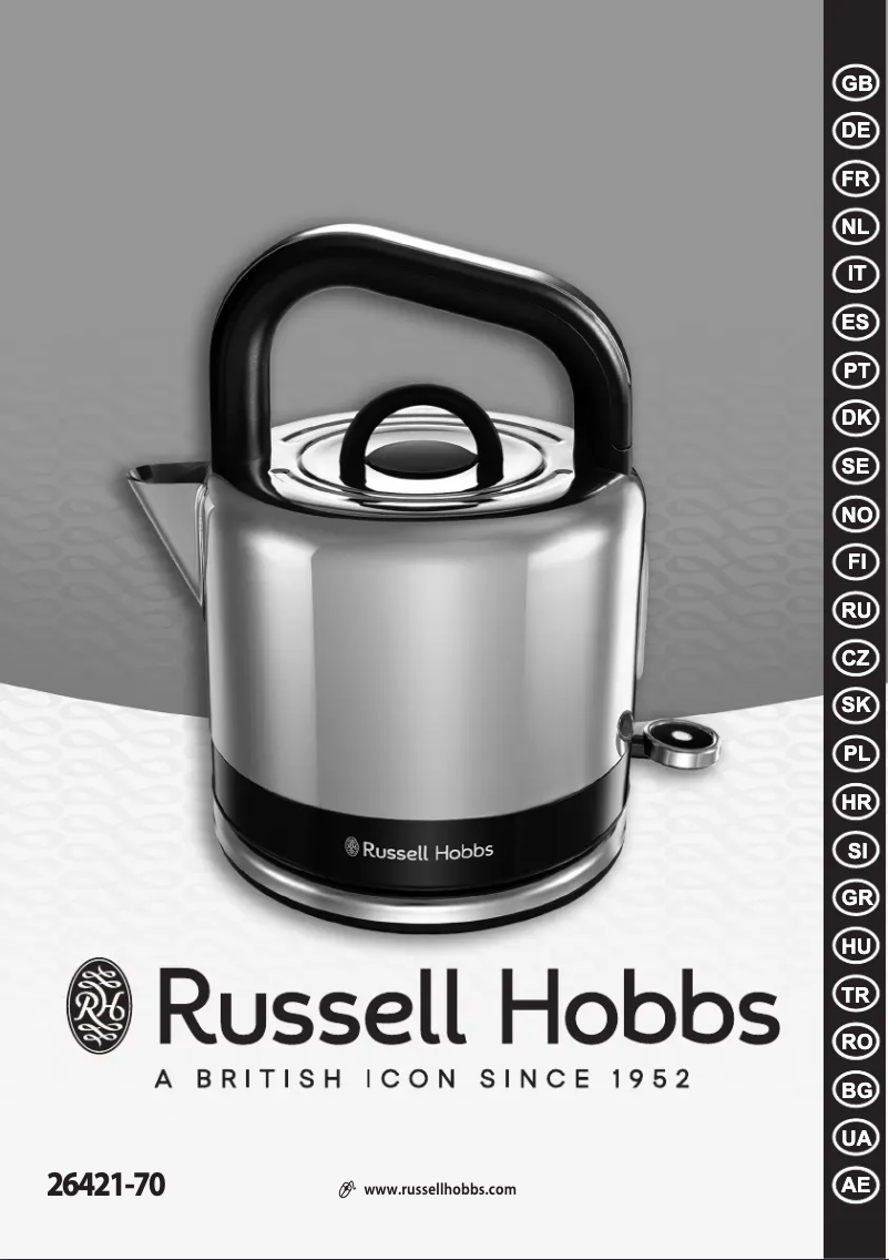 Page 1 de la notice Manuel utilisateur Russell Hobbs 26421-70