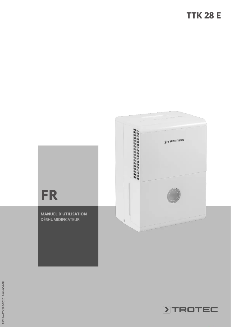 Página 1 del manual Manual de usuario Trotec TTK 28 E