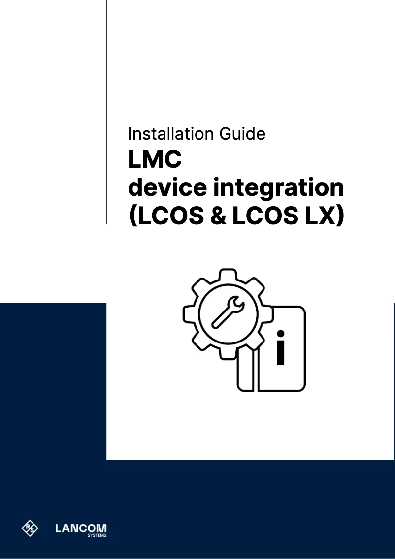 Page n°1 - Guide d'installation Lancom 1800EF