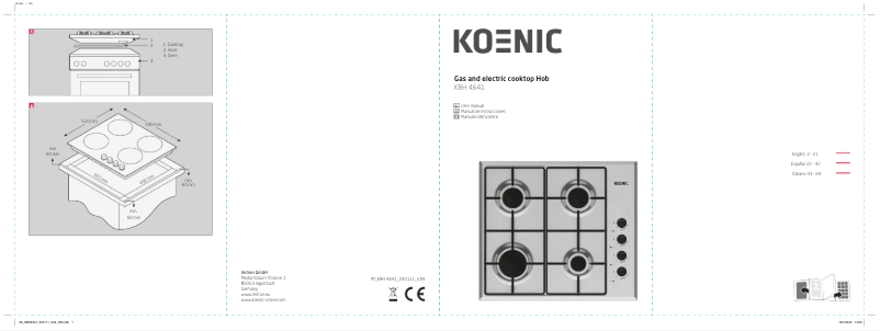 Page 1 de la notice Manuel utilisateur Koenic KBH 4641-4