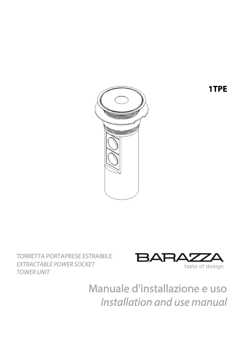 Image de la première page du manuel de l'appareil 1TPE