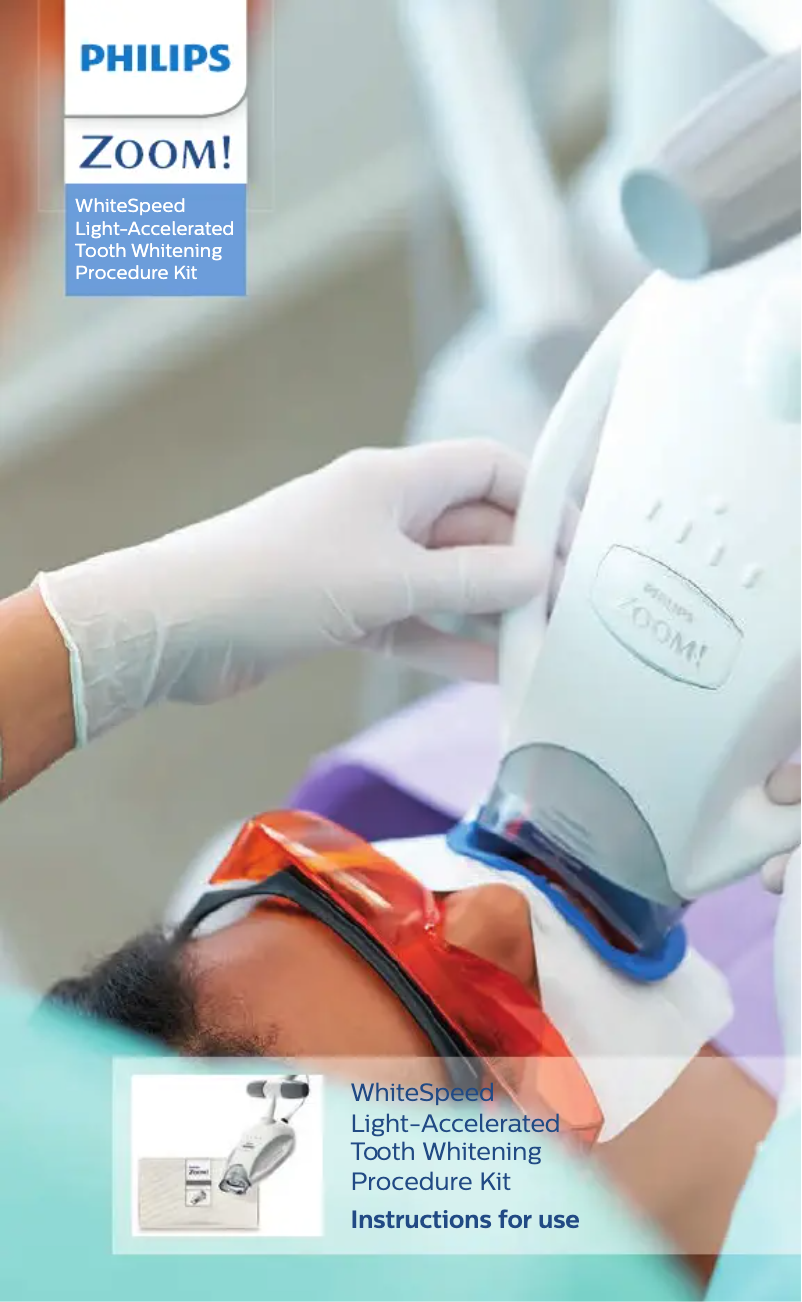 Page 1 de la notice Manuel utilisateur Philips Zoom WhiteSpeed