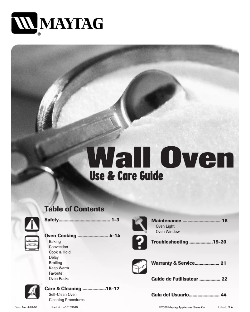 Page n°1 - Manuel utilisateur Maytag MEW6630DDS
