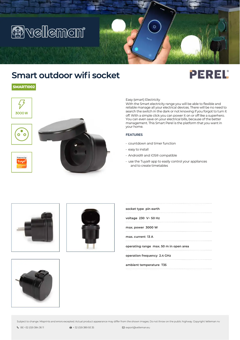 Image de la première page du manuel de l'appareil SMART1002