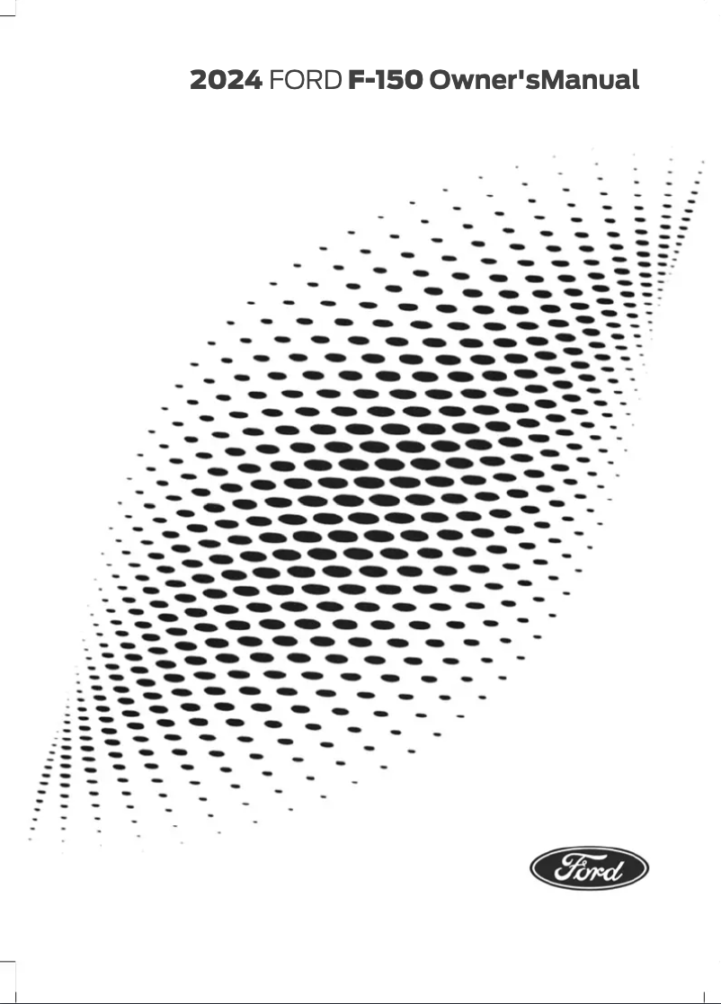 Image de la première page du manuel de l'appareil F-150 (2024)