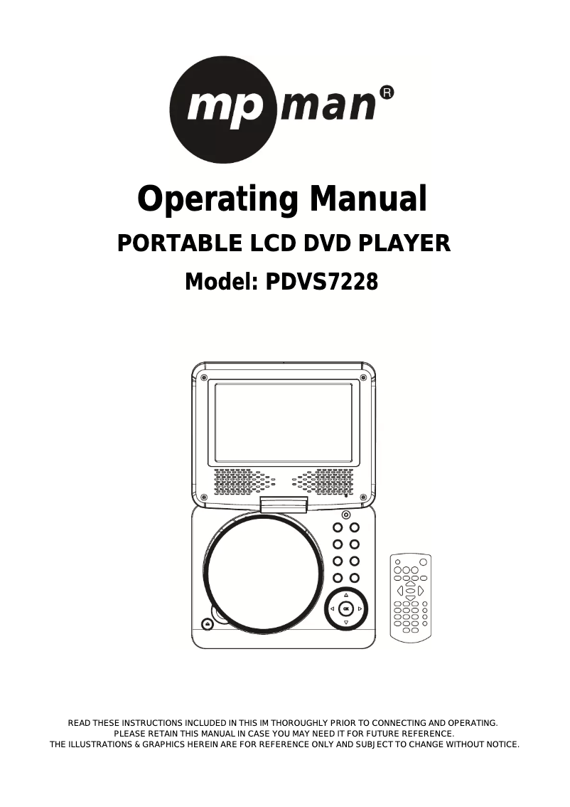 Image de la première page du manuel de l'appareil PDVS7228