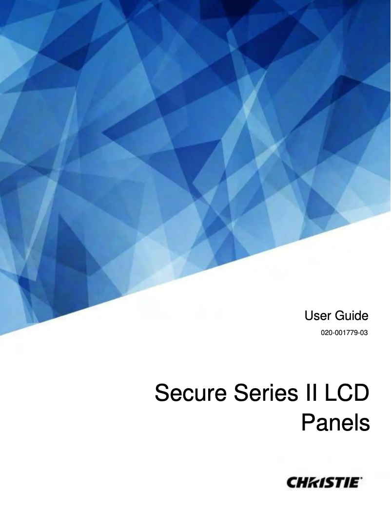 Image de la première page du manuel de l'appareil Secure SUHD863-L