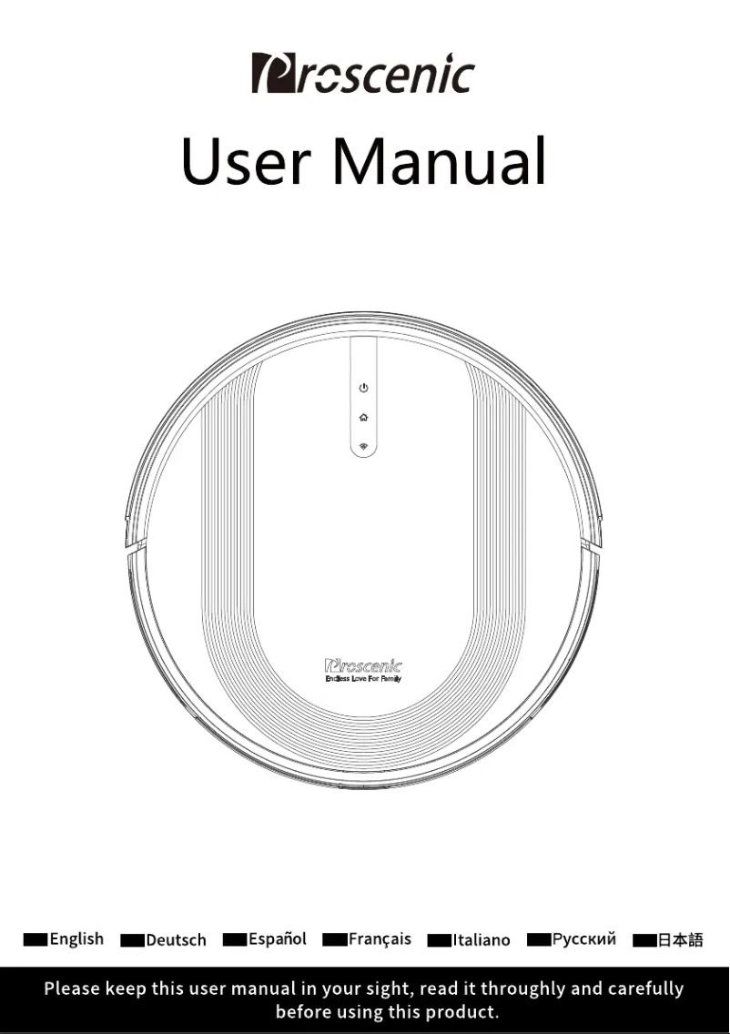 Page 1 de la notice Manuel utilisateur Prosenic 850T