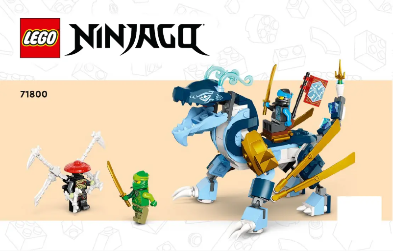 Página 1 del manual Manual de usuario Lego Ninjago 71800