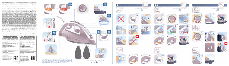 Image de la première page du manuel de l'appareil EasyGliss FV4953