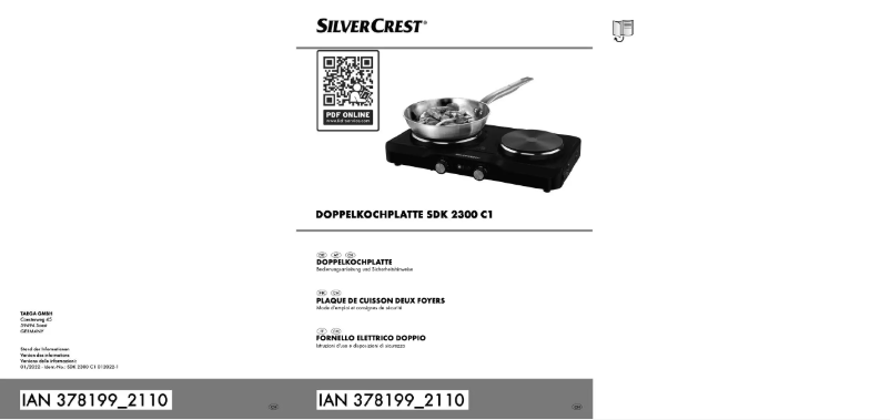 Page 1 de la notice Manuel utilisateur SilverCrest SDK 2300 C1