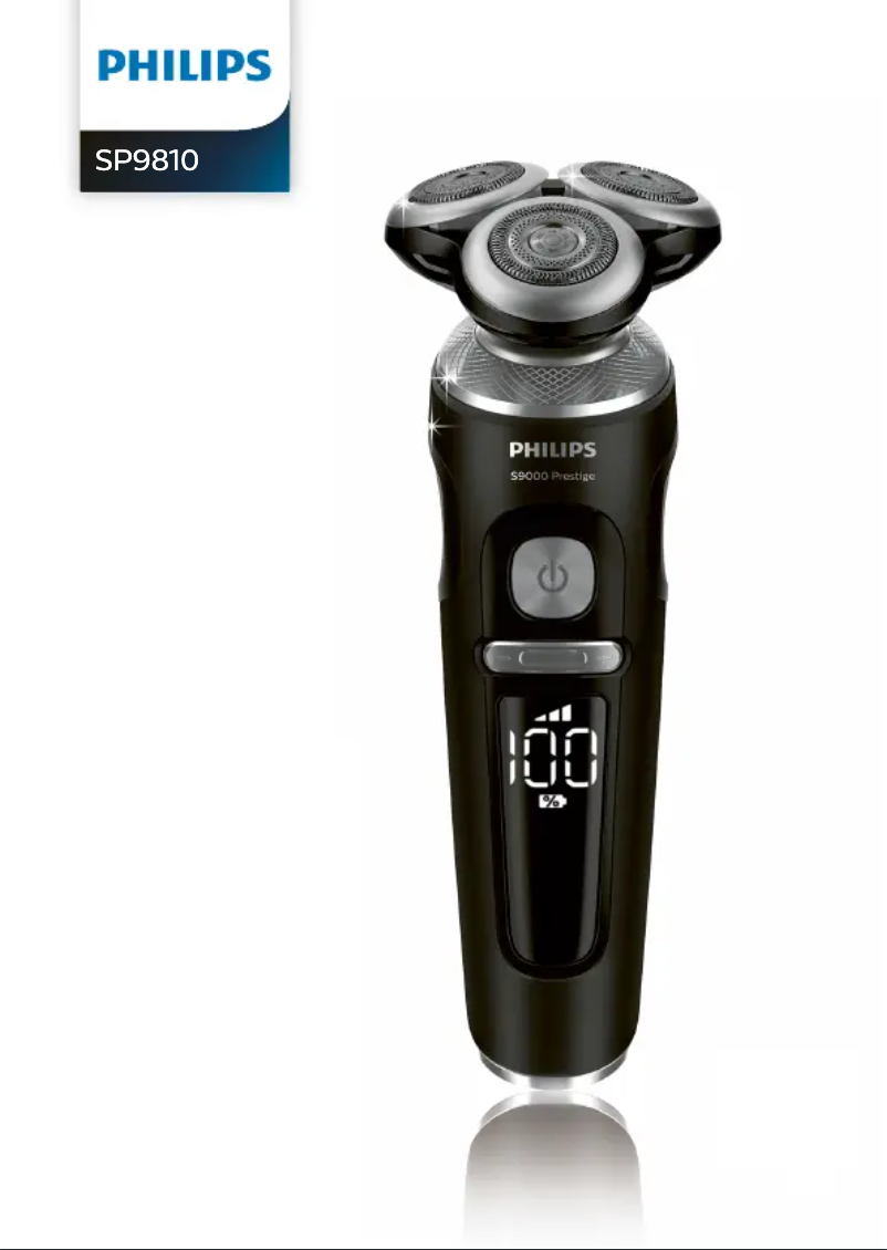 Page 1 of the manual User Manual Philips S9000 Prestige SP9810