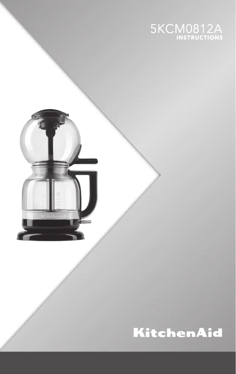 Página 1 del manual Manual de usuario KitchenAid 5KCM0812A