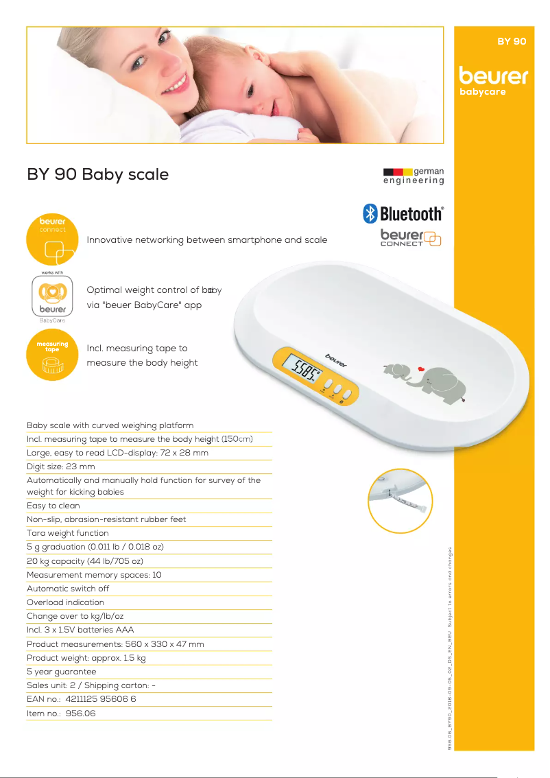 Image de la première page du manuel de l'appareil BY 90