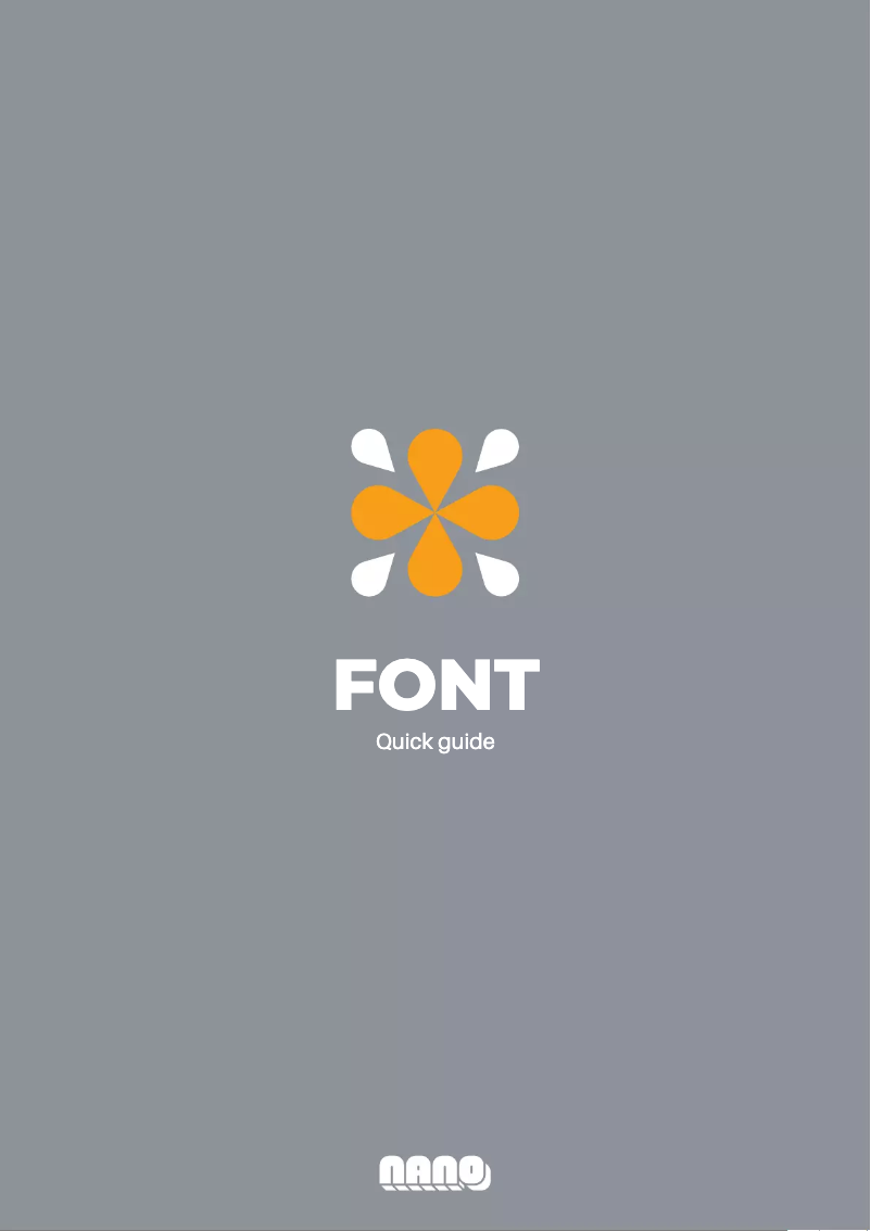 Page 1 de la notice Manuel utilisateur NANO Modules FONT