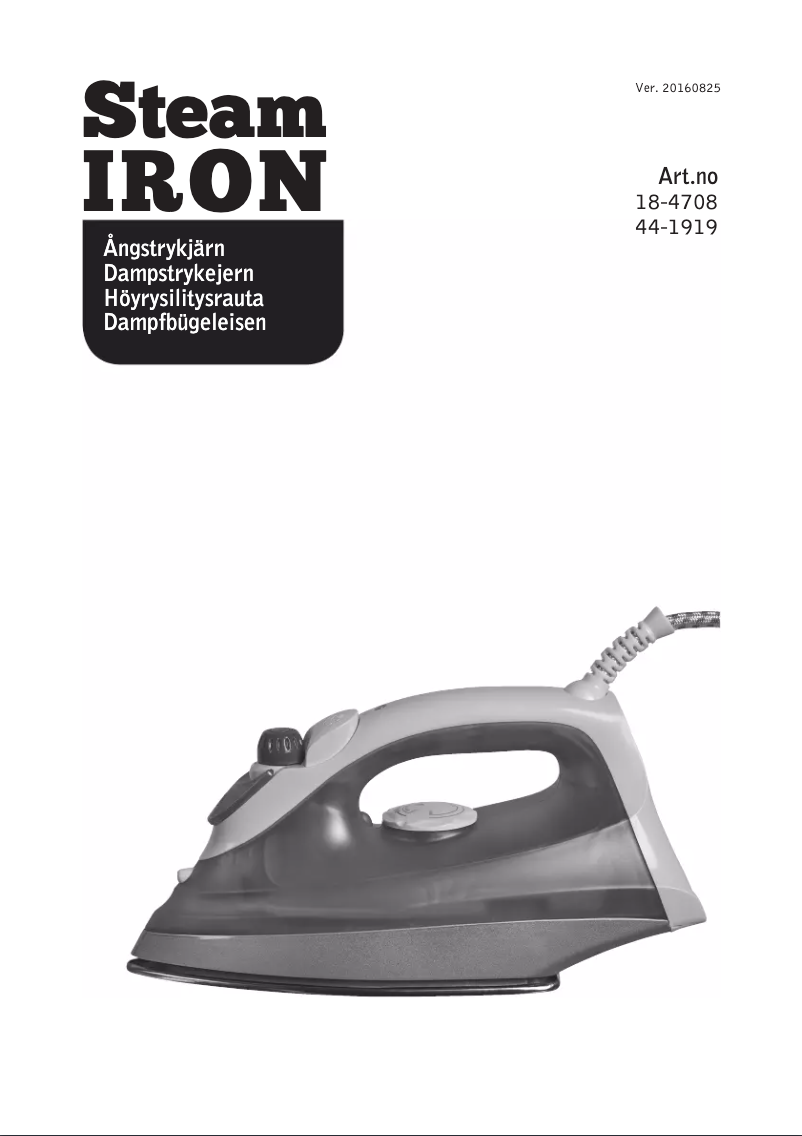 Page 1 de la notice Manuel utilisateur Clas Ohlson ES-2339A-02