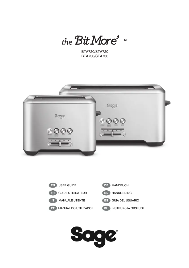 Page n°1 - Manuel utilisateur Sage the Bit More STA720