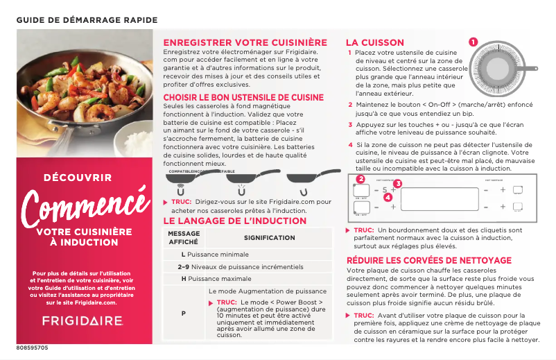 Image de la première page du manuel de l'appareil LFIF3054TD