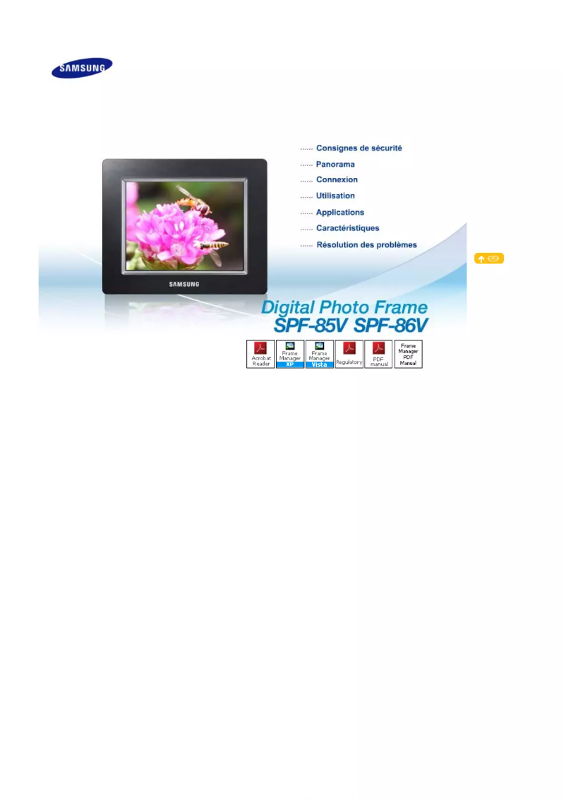 Page n°1 - Manuel utilisateur Samsung SPF-85V