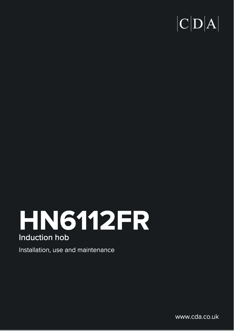 Page n°1 - Manuel utilisateur CDA HN6112FR