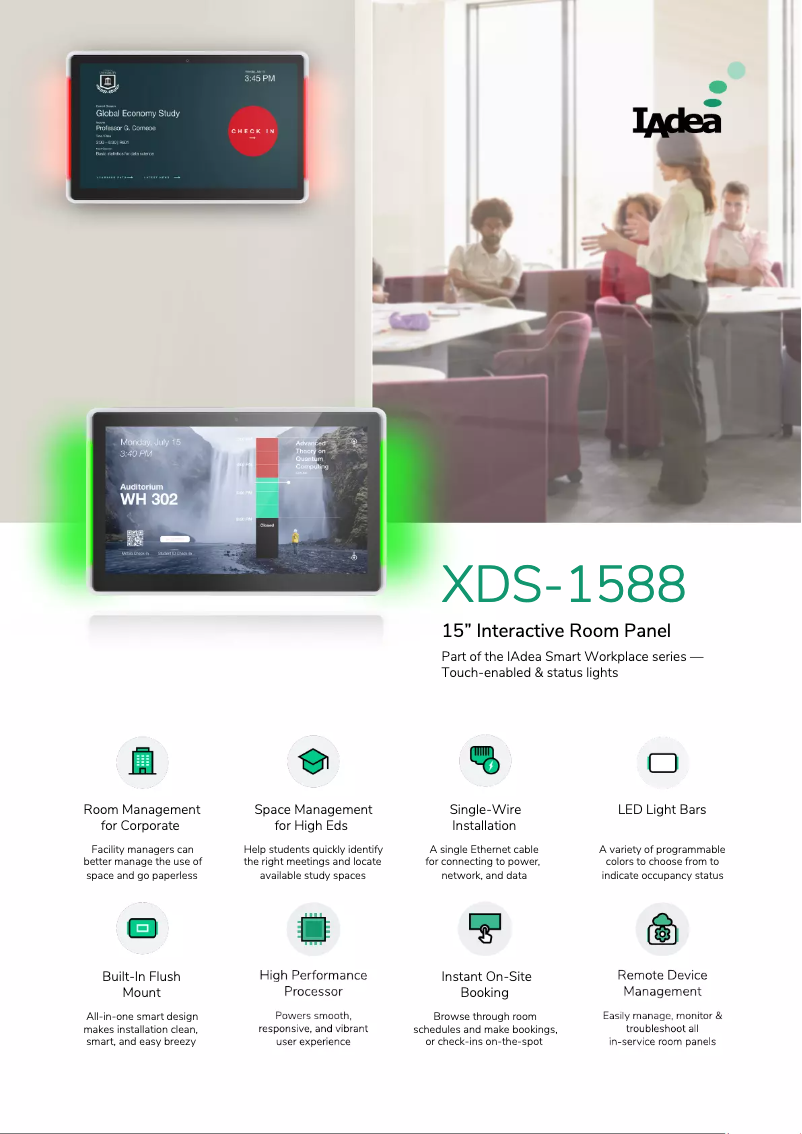 Image de la première page du manuel de l'appareil XDS-1588