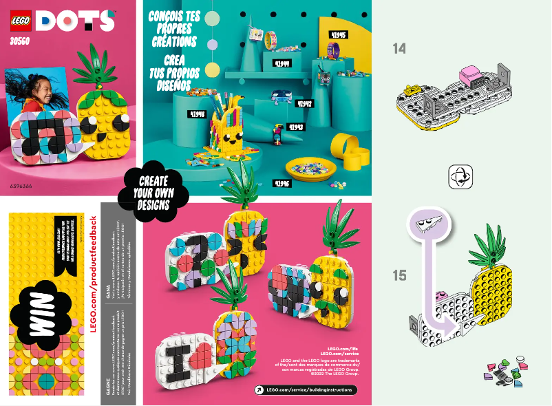 Image de la première page du manuel de l'appareil Dots 30560