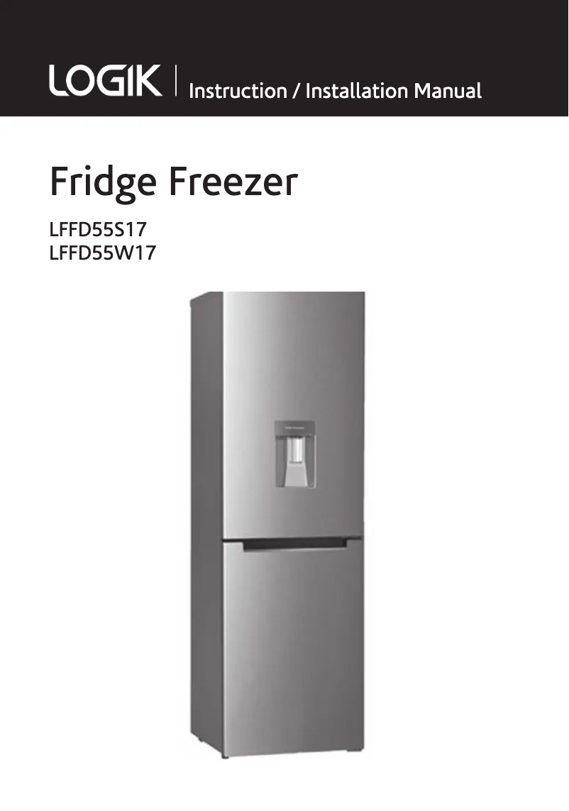 Página 1 del manual Manual de usuario Logik LFFD55W17