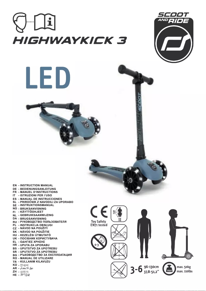 Image de la première page du manuel de l'appareil Highwaykick 3