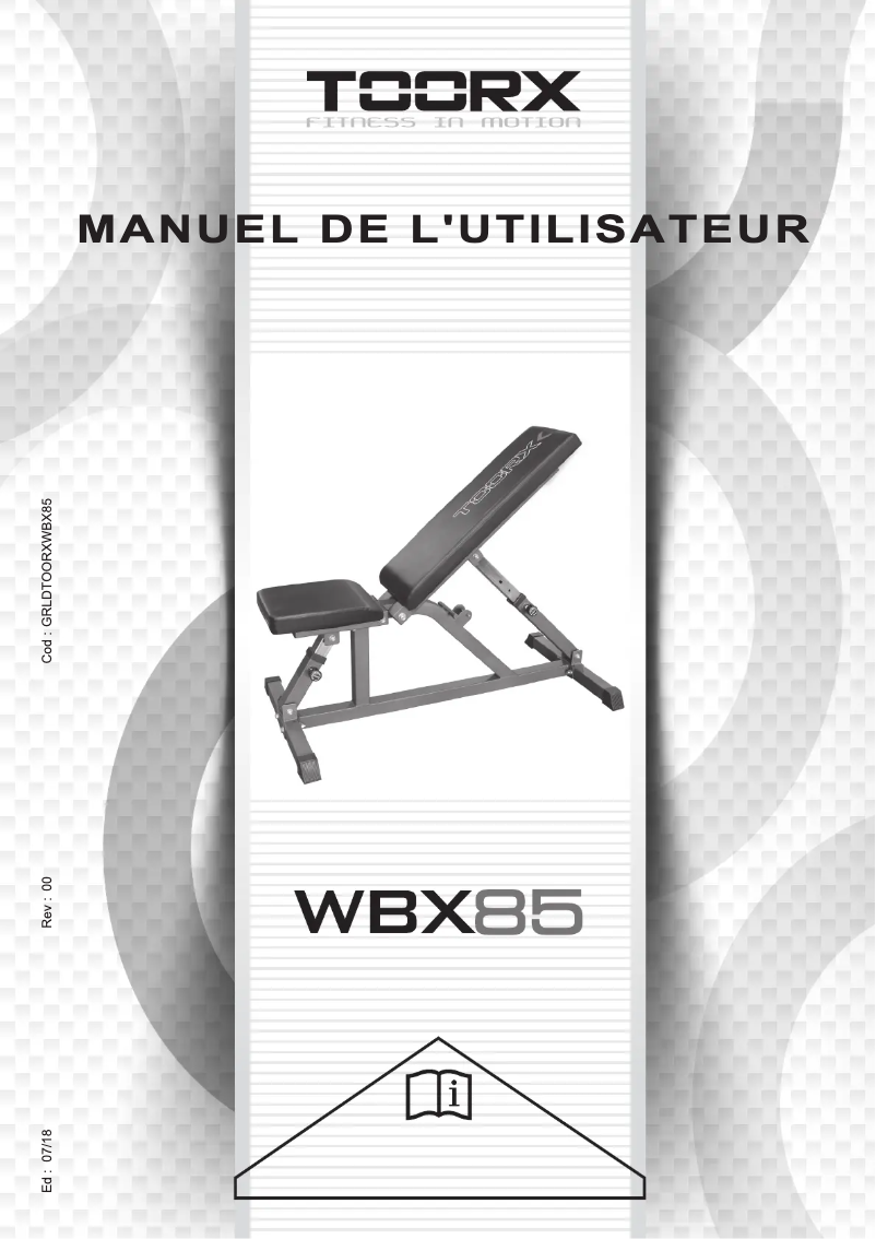 Page 1 de la notice Manuel utilisateur Toorx WBX-85