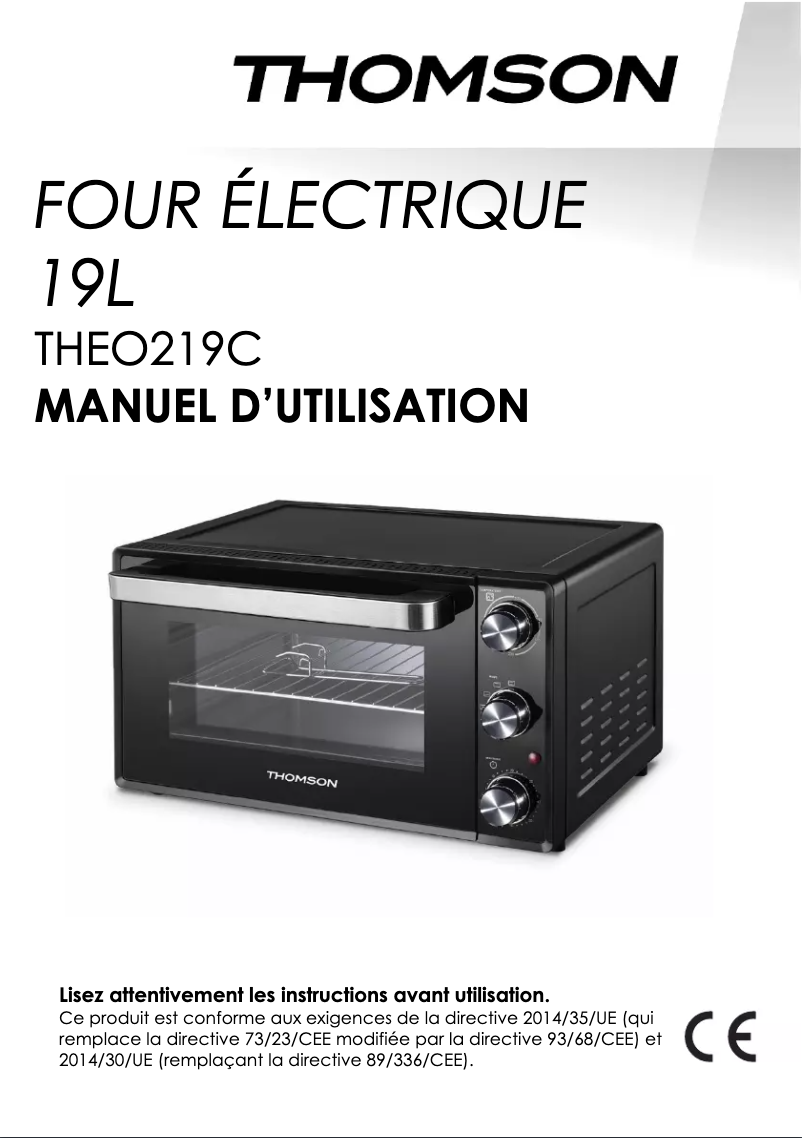 Image de la première page du manuel de l'appareil THEO219C