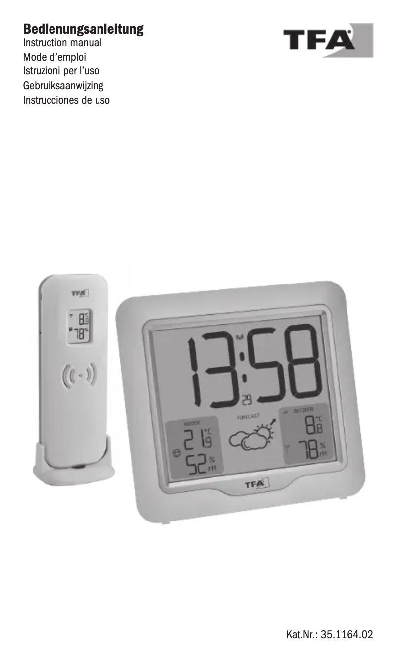 Image de la première page du manuel de l'appareil Metro Plus 35.1164.02