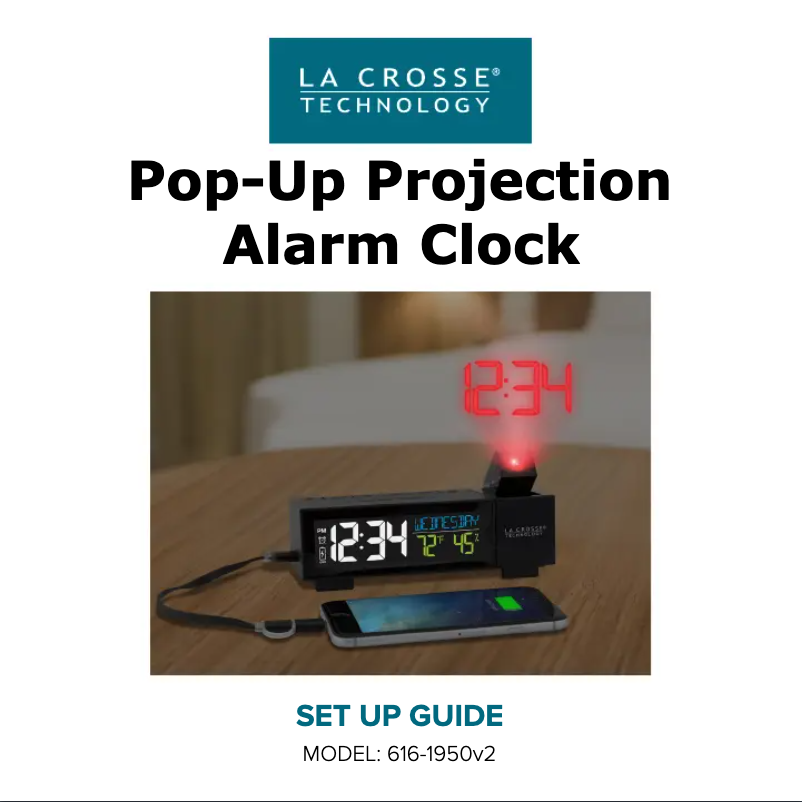 Página 1 del manual Manual de usuario La Crosse Technology 616-1950V2