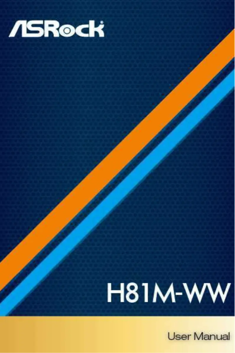 Image de la première page du manuel de l'appareil H81M-WW